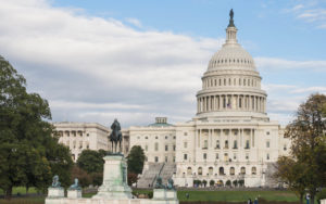 US Capitol Building and statues